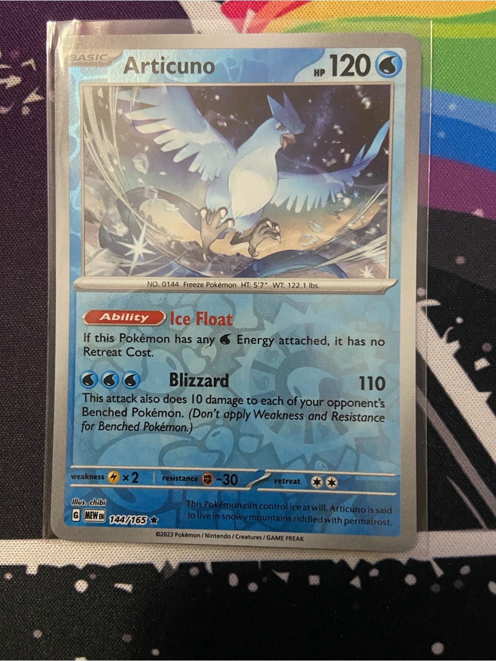 Rev holo Articuno  (144/165)